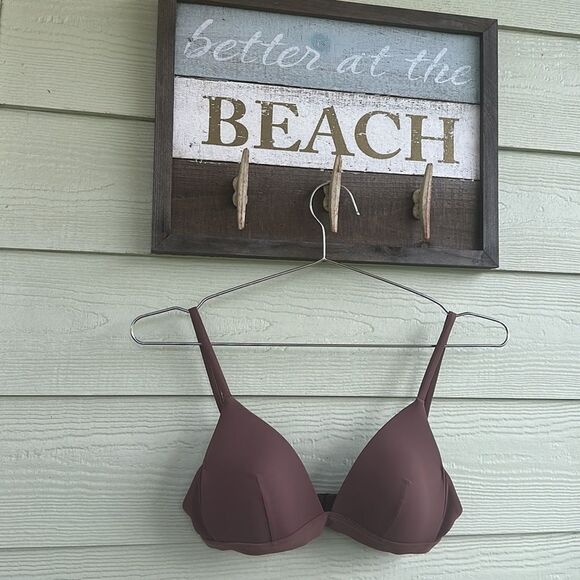 Lululemon Waterside Swim Top C Cup size 2‎ Dark Oxide NWT bikini 🏝️ - Picture 1 of 5